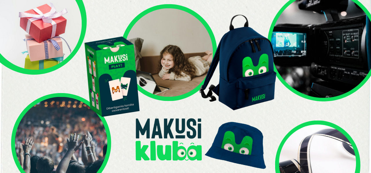 MAKUSI Klubeko zozketak: MAKUSI produktuak, sarrerak, opariak, etab.