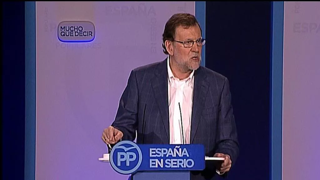 Mariano Rajoy Espainiako Gobernuko jarduneko presidentea. Artxiboko irudia: EiTB