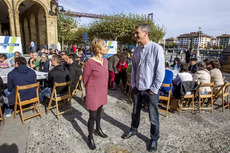 OSKAR MATUTE ETA REBEKA UBERA EH BILDU EFE