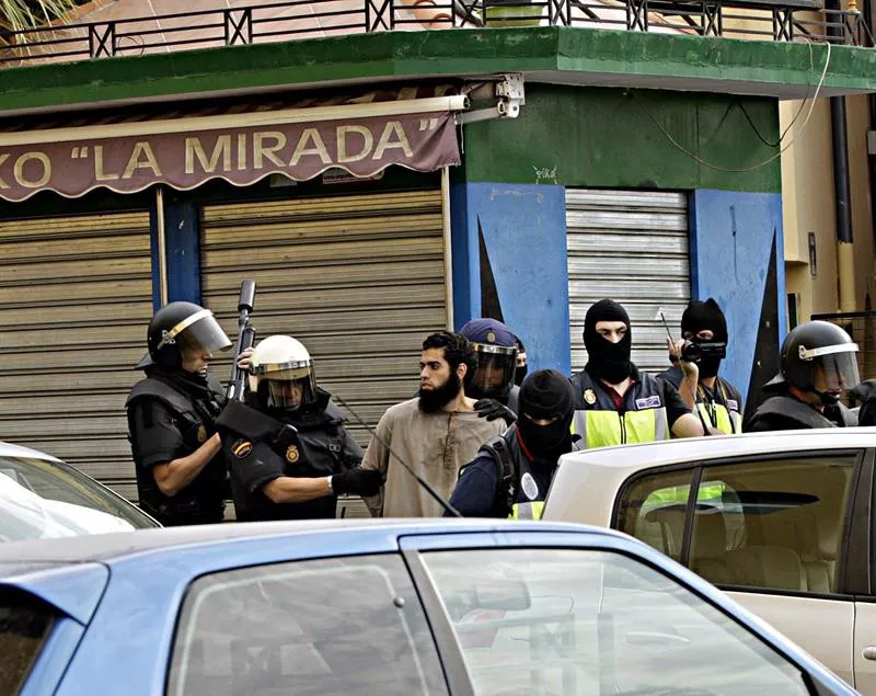 Detencnes Melilla. EFE