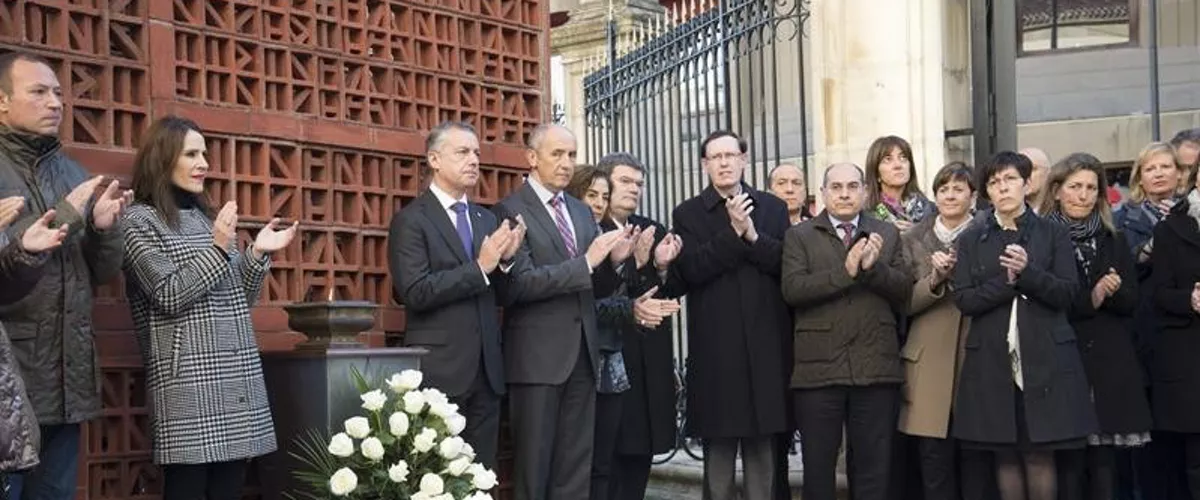 Dia de la Memoria. Memoriaren eguna Parlamento Vasco. Legebiltzarra EFE