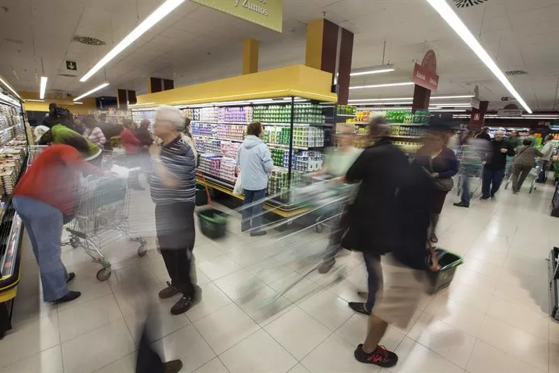 Supermerkatu bat. Artxiboko argazkia: EFE