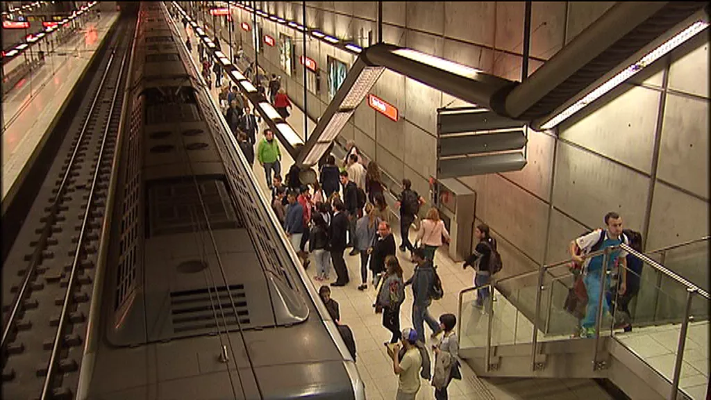 Bilboko metroa. Artxiboko irudia: EiTB