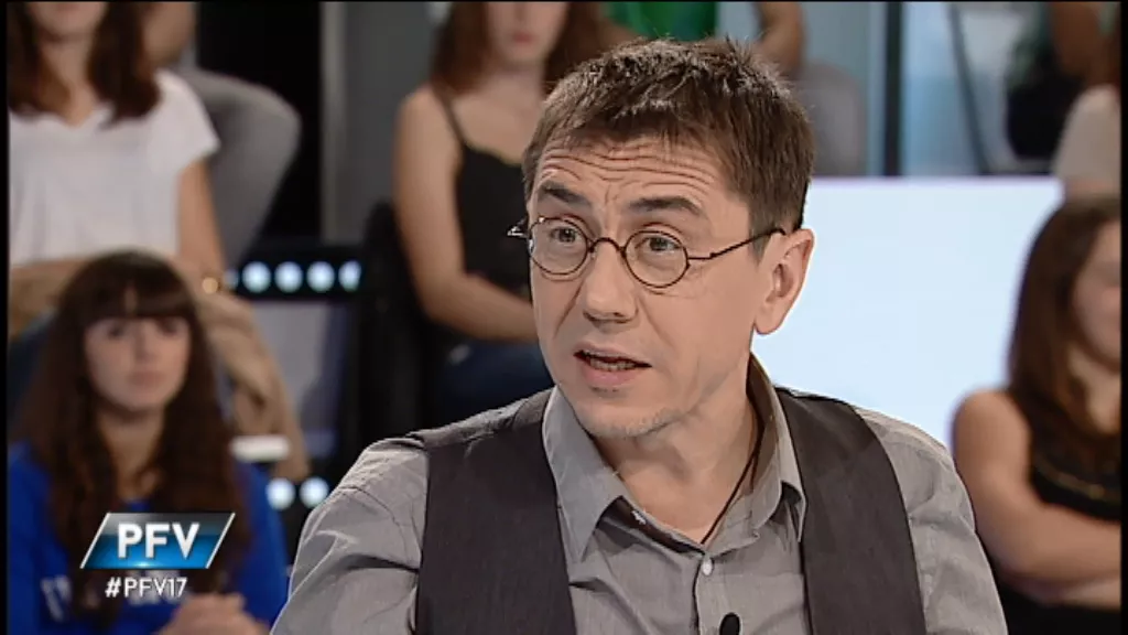 El secretario de Programas y Proceso Constituyente de Podemos, Juan Carlos Monedero. EiTB
