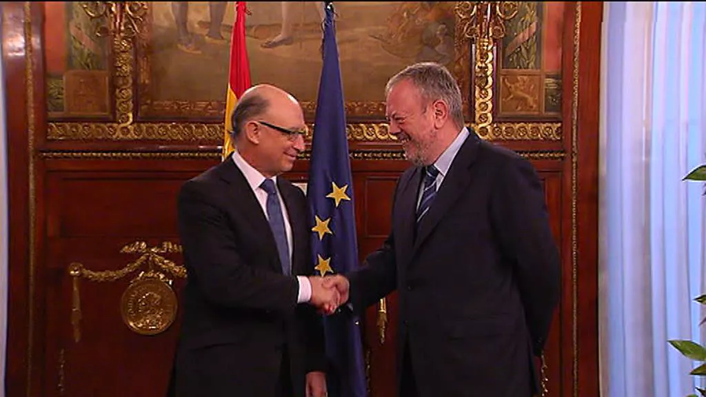 Montoro eta Azpiazu, joan den abenduan egindako bileran. EiTB.