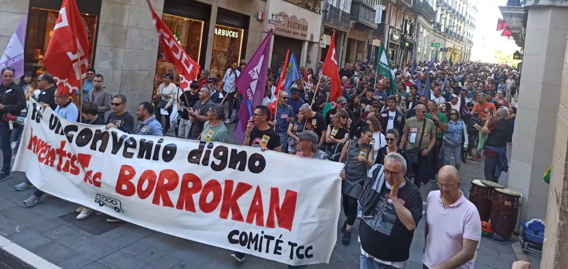 villavesak protesta iruñea