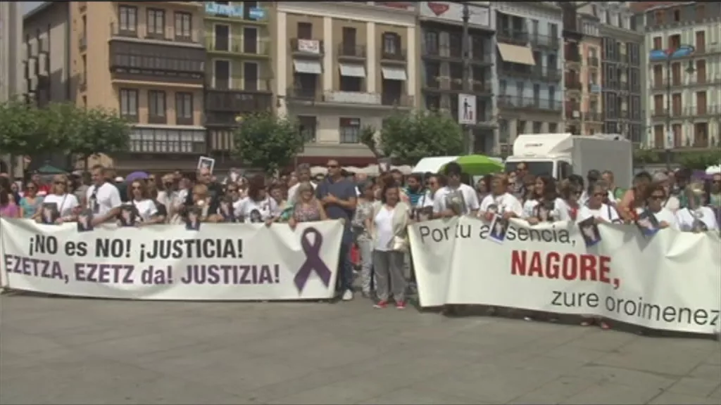Homenaje a Nagore Laffage en Pamplona. Foto: EiTB