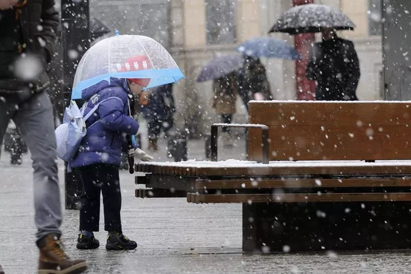 Elurra nieve Gasteiz Vitoria. EFE