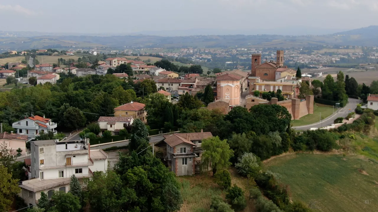 21 August 2025, Italy, San Clemente: A view of San Clemente near Rimini, where a Ukrainian suspect in the Nord Stream pipeline sabotage was arrested while on vacation. Photo: Sven Grundmann/NEWS5/dpa



21/8/2025 ONLY FOR USE IN SPAIN