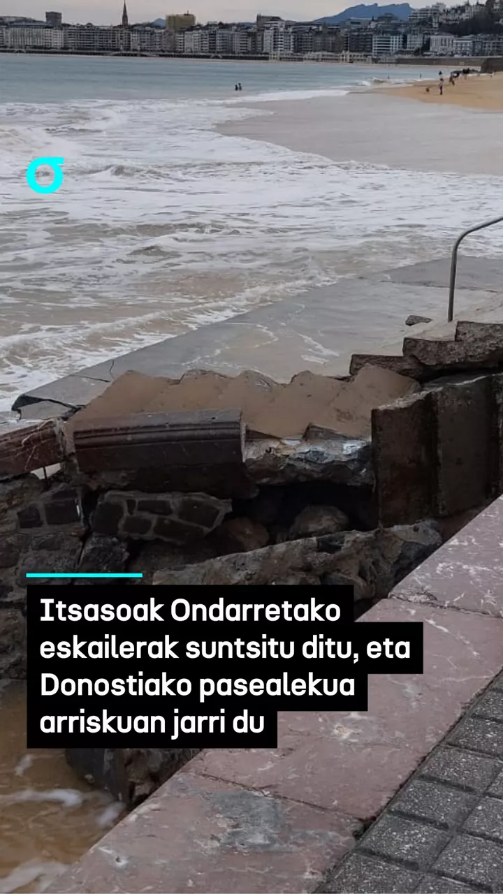 Udalak ingurua berreraikitzeko asmoa zuen, baina denboraleak eragindako kalteen ondorioz premiazko obra egin behar izan dute