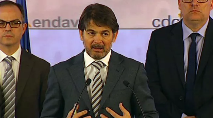 Oriol Pujol, diputado de CiU en el Parlament de Cataluña. EiTB