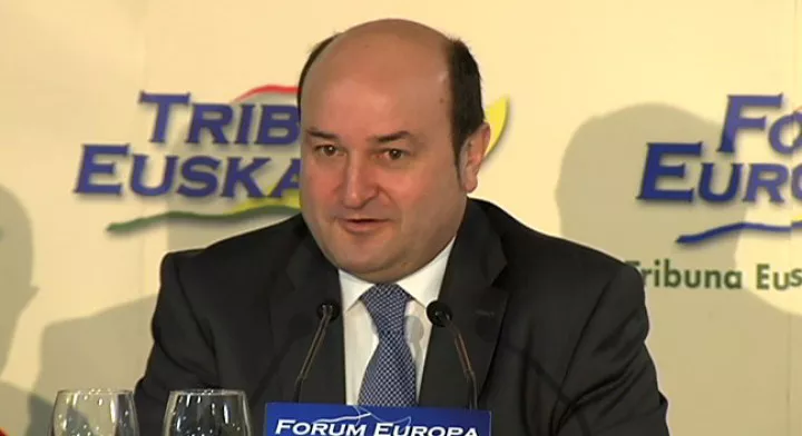 Andoni Ortuzar EAJren EBBko presidentea. Argazkia: EITB