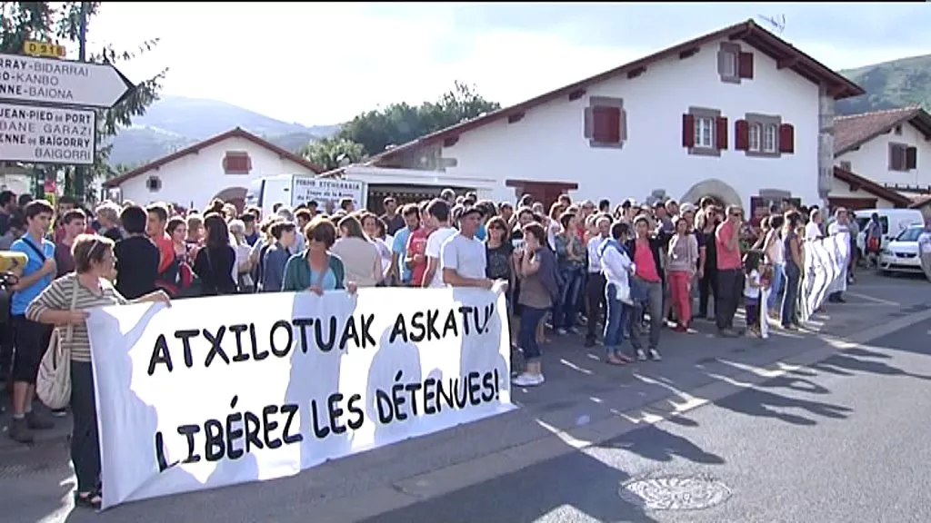 ortzaize atxiloketak protesta elkarretaratzea