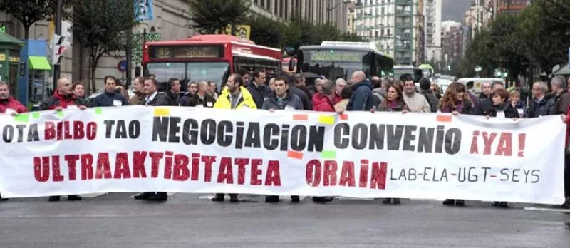 TAOko langileak, manifestazioan