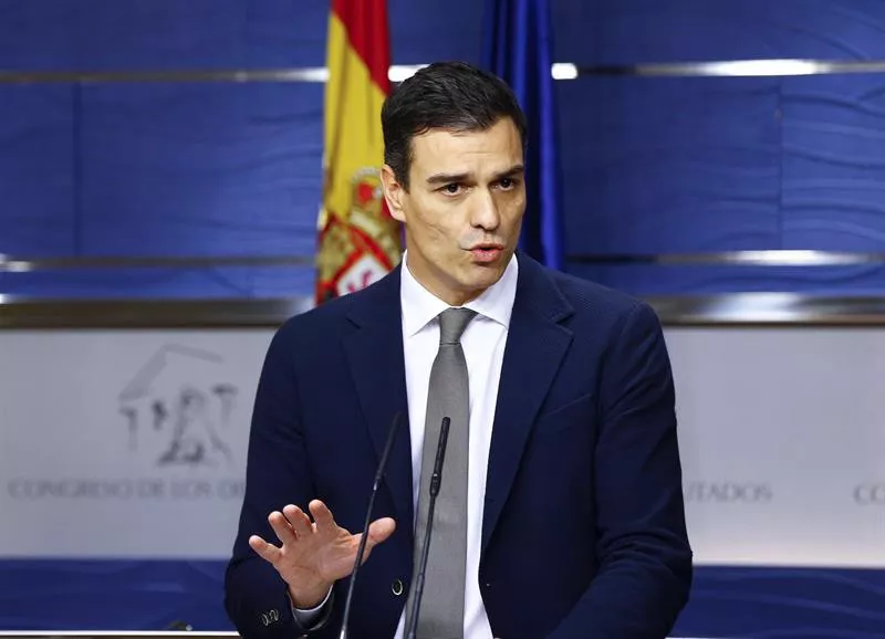 Pedro Sanchez PSOEren idazkari nagusia. Argazkia: EFE
