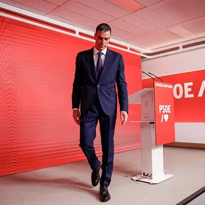 FOTODELDÍA MADRID, 12/06/2025.- El presidente del Gobierno y líder del PSOE, Pedro Sánchez, ha admitido que los socialistas no debieron confiar en su hasta ahora secretario de Organización, Santos Cerdán, cuya dimisión le ha exigido al conocer el informe de la UCO que le implica en supuestos casos de corrupción y ha asegurado que "aunque la decepción es grande, la respuesta será siempre contundente", durante la rueda de prensa ofrecida este jueves en la sede del partido. EFE/Daniel Gonzalez
