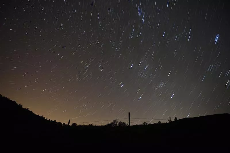 Imagen de las 'Lágrimas de San Lorenzo' del pasado verano. Foto: EFE