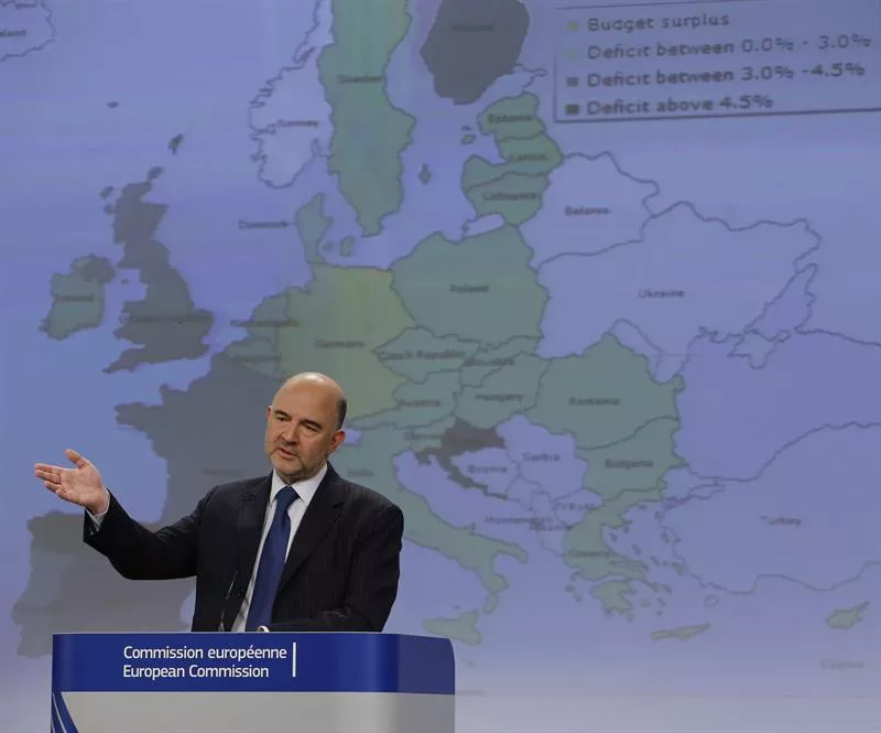 Pierre Moscovici comisario asuntos económicos de la UE. EFE