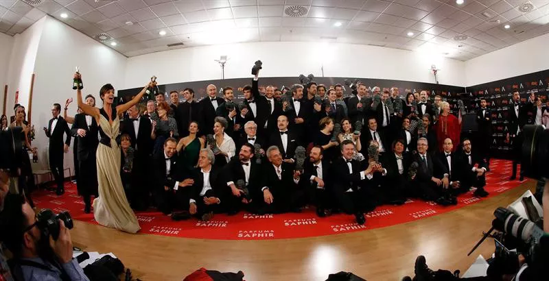 2016ko Goya sarien irabazle guztiak. Argazkia: EFE