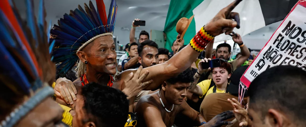 Protestak COP30ean Brasilen