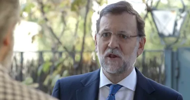 Rajoy dando las gracias. Video juntos por un gran país. Foto: Youtube