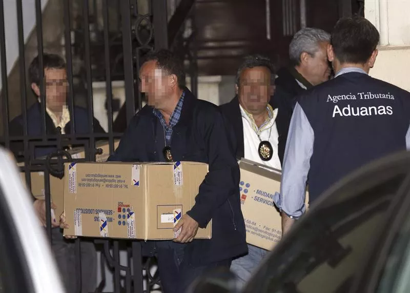El despacho de Rodrigo Rato está siendo objeto de un nuevo registro. Foto de archivo: EFE