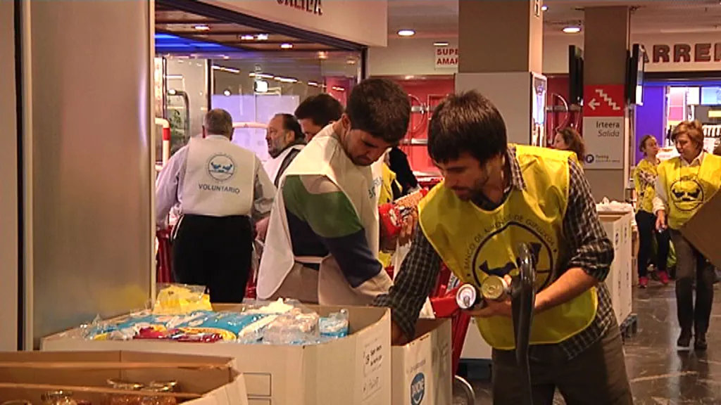 La recogida de alimentos se celebrará los días 25 y 26 de noviembre. Foto de archivo: EiTB