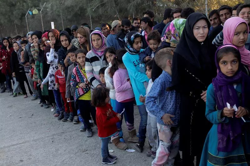 Refugiados. Foto: EFE