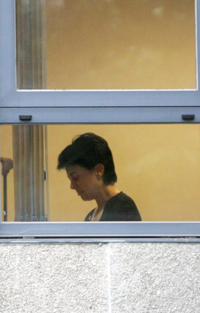Rosario Porto, durante su declaración en el juzgados. Foto: Efe.