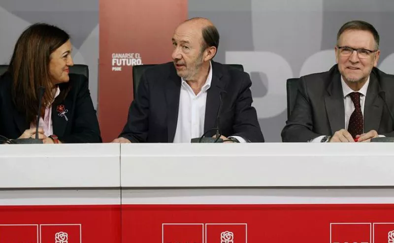 Alfredo Perez Rubalcaba PSOEko idazkari nagusia. EFE