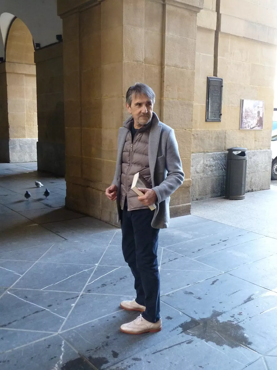 El escritor Ramon Saizarbitoria, autor de "Martutene"