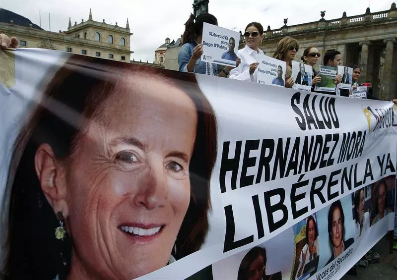 Salud Hernández periodista kazetaria desagertua Kolonbia Colombia. EFE