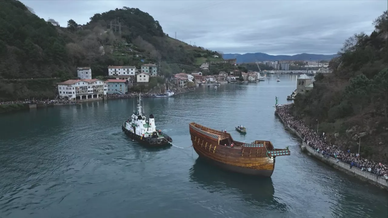 San Juan ontzia itsasoan