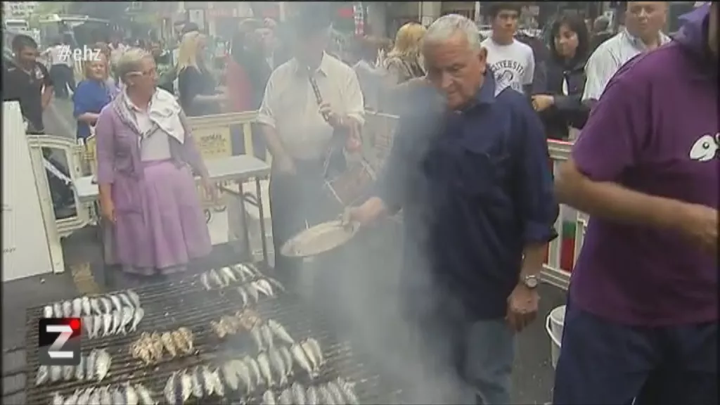 Santurtziko karmenen sardina-jana. EiTB