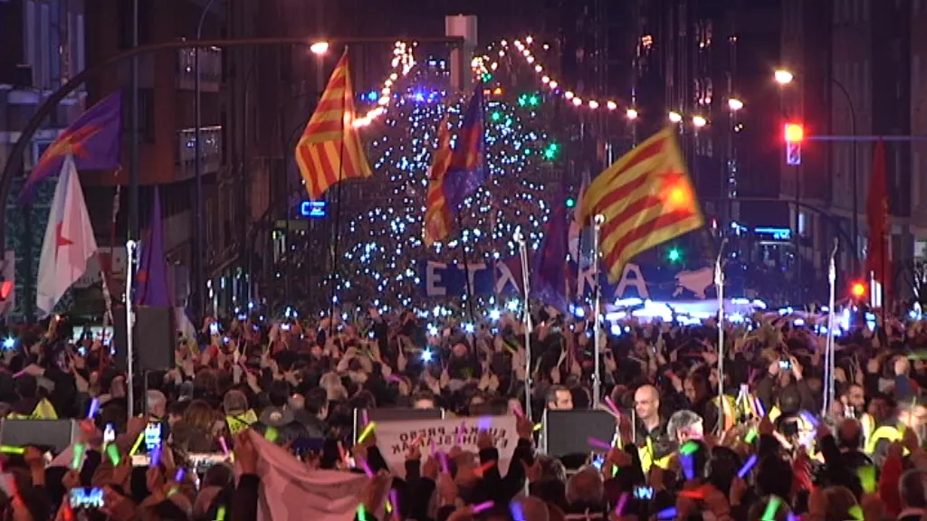 Sareren manifestazioa, 2015ean.