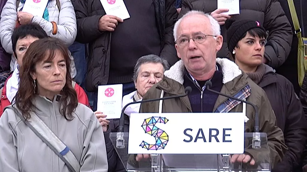 Joseba Azkarraga, portavoz de Sare y exconsejero de Justicia (imagen de archivo. EITB).