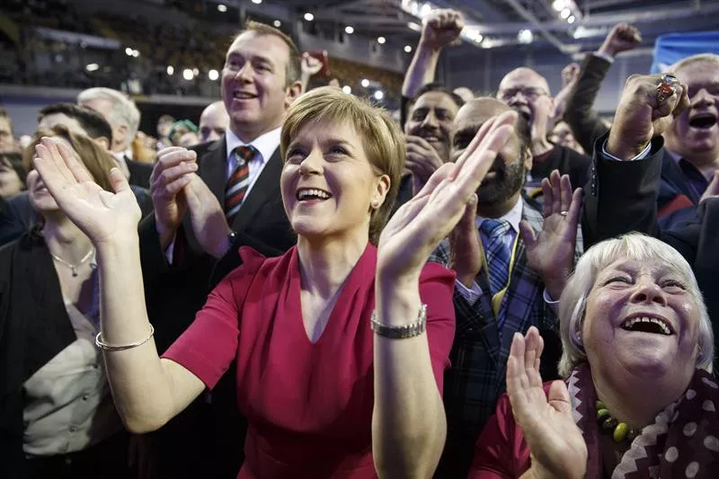 La líder del Partido Nacionalista Escocés (SNP), Nicola Sturgeon elecciones Reino Unido. EFE