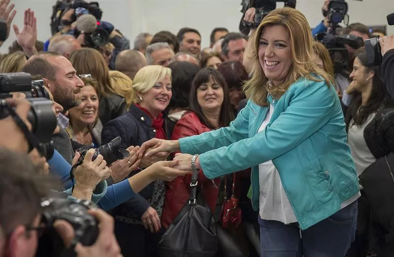 Susana Diaz Andalucia PSOE elecciones hauteskundeak. EFE