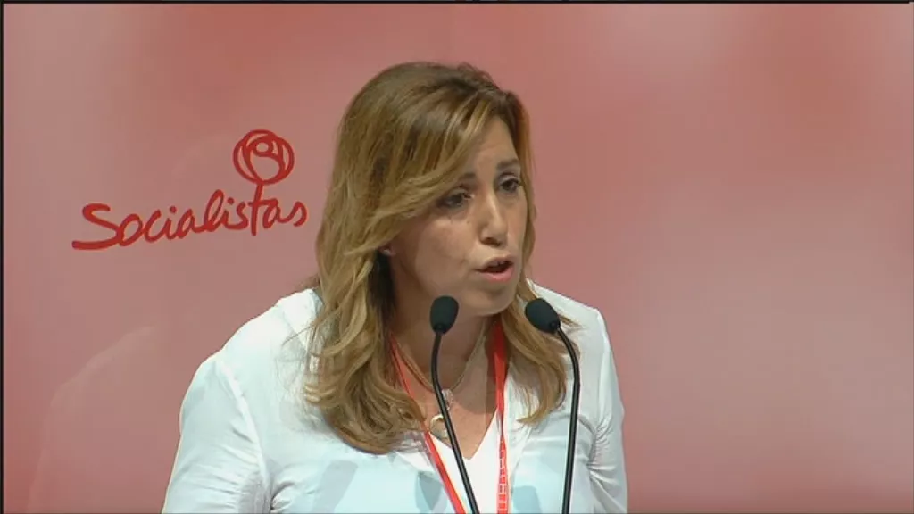 La presidenta de la Junta de Andalucía, Susana Díaz. EiTB