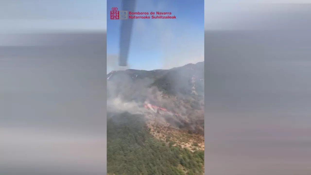 Incendio en Urraúl Alto​, Navarra