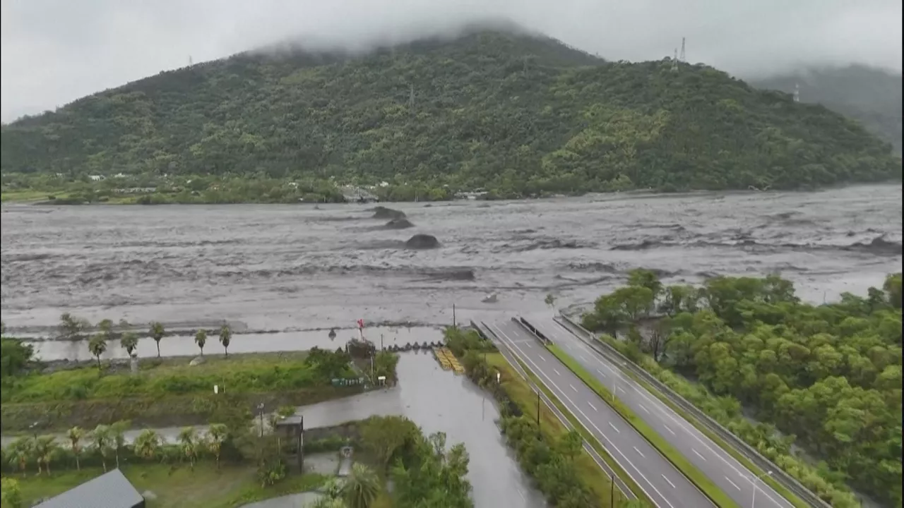 Supertifón Ragasa en Taiwán