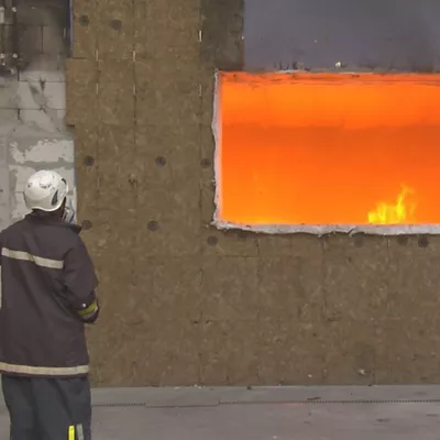 Tecnalia banco de pruebas incendios. 