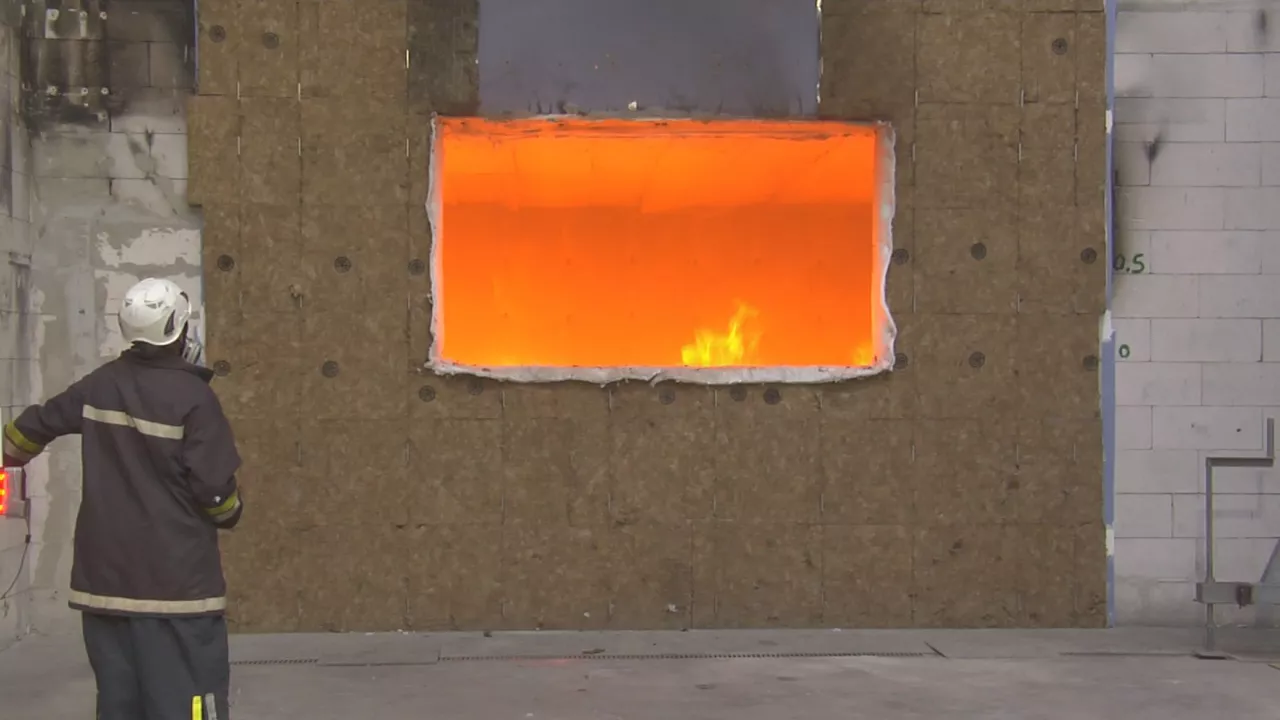 Tecnalia banco de pruebas incendios. 