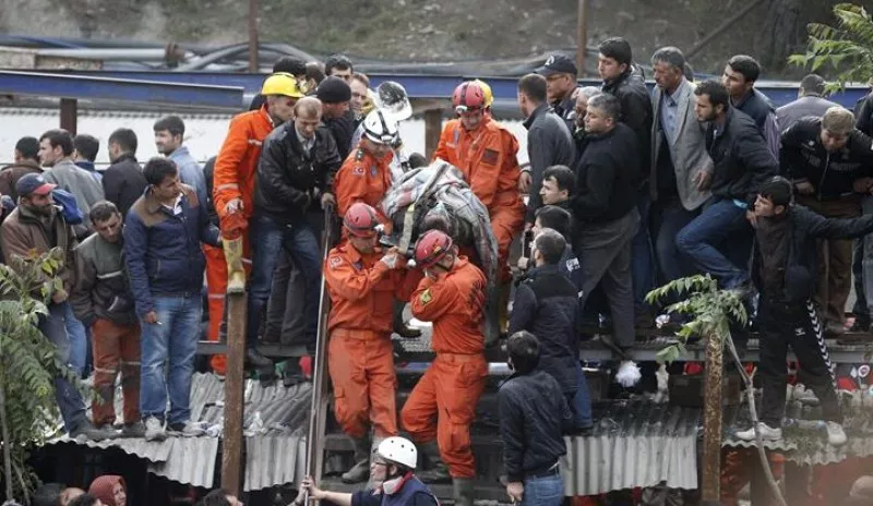 Explosión en una mina en Turquía. Foto: EFE.