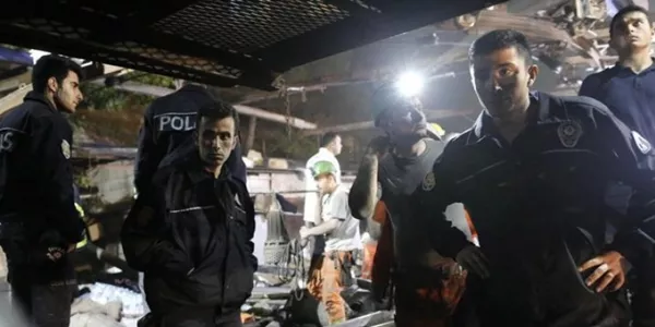 Explosión en una mina en Turquía. Foto: EFE.