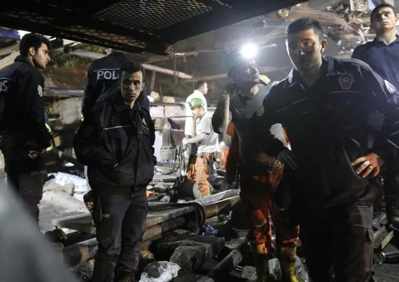 Explosión en una mina en Turquía. Foto: EFE.