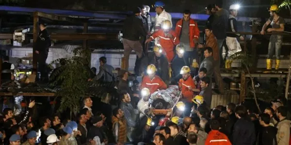 Explosión en una mina en Turquía. Foto: EFE.
