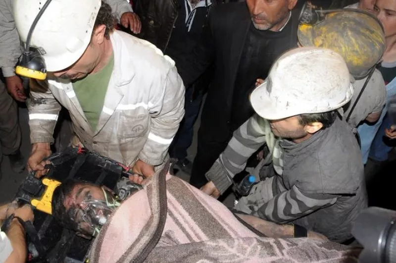 Explosión en una mina en Turquía. Foto: EFE.