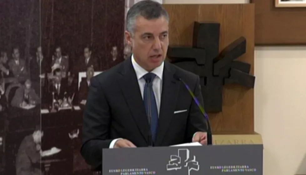 Iñigo Urkullu lehendakaria, artxiboko irudian.