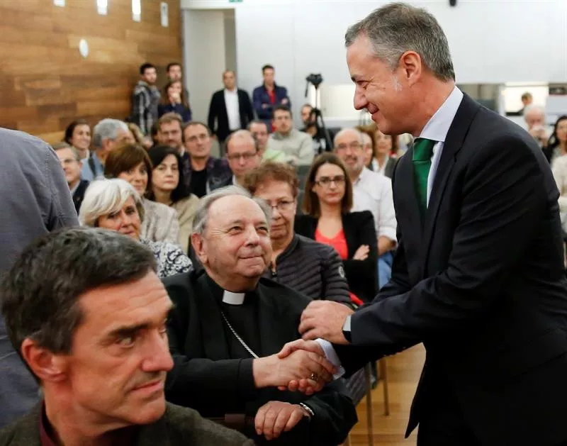 Urkullu, Donostian egindako 'Autokritikaren balioak' jardunaldien amaiera- ekitaldian. Argazkia: EFE